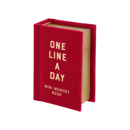 Rose Velvet Mini One Line a Day - A One-Year Memory Book