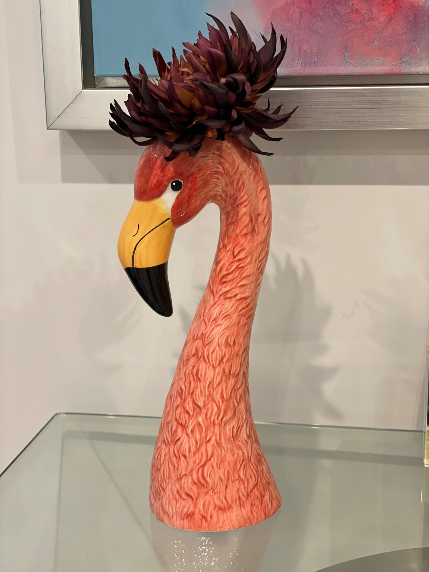 Vase: Large Flamingo