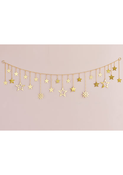 Star Garland Gold