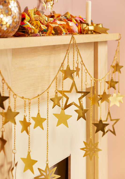Star Garland Gold