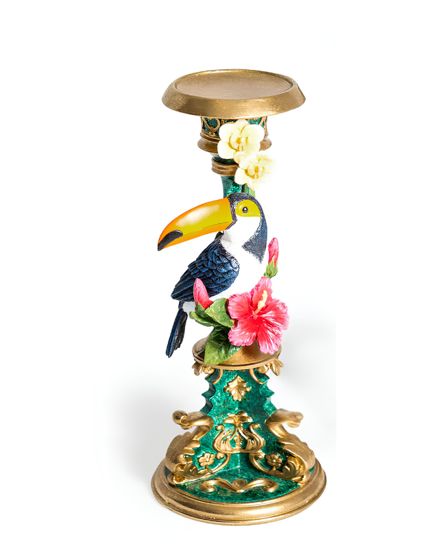 Ornate Toucan Candle Holder 2 for £99