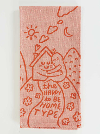 Tea Towel: Happy to be home