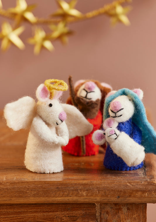 Felt Mouse Nativity