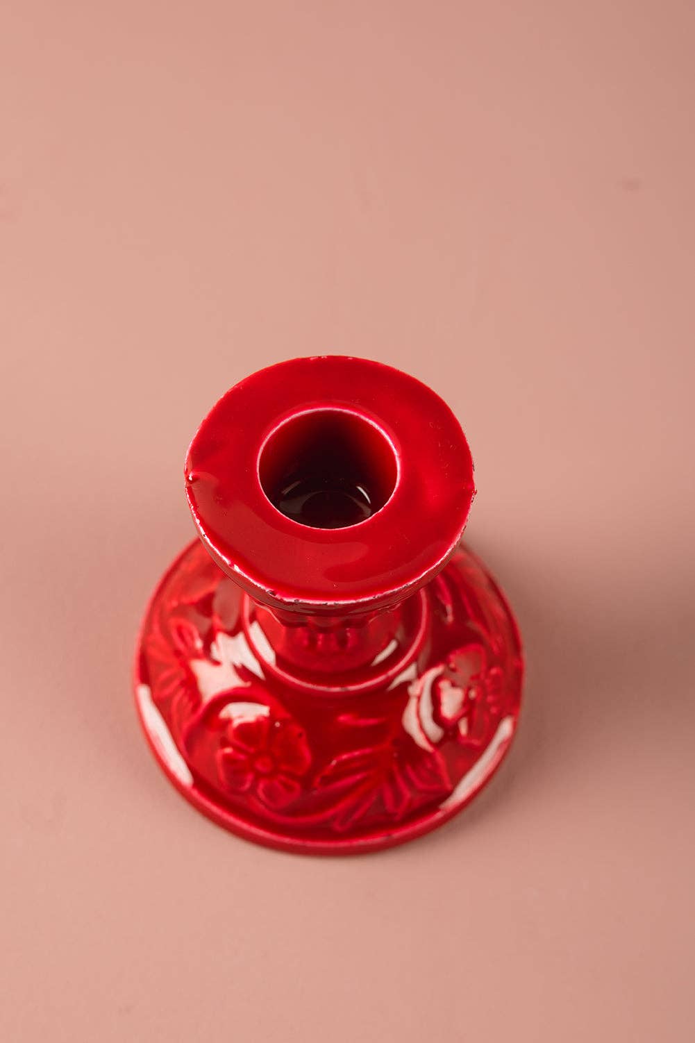 Moulded Metal Ceramic Candle Holders