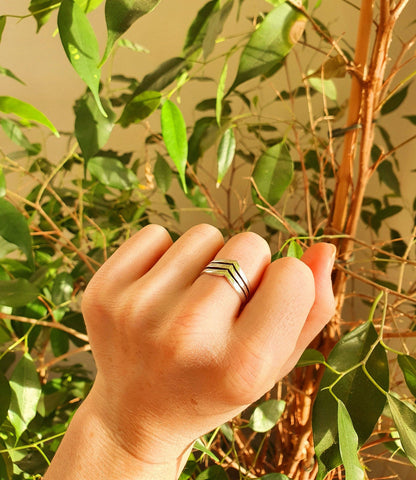Boho Silver Ring