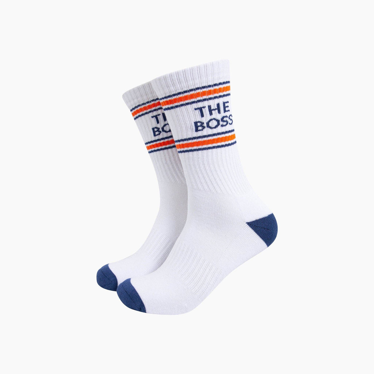The Boss Organic Cotton Sports Socks in White