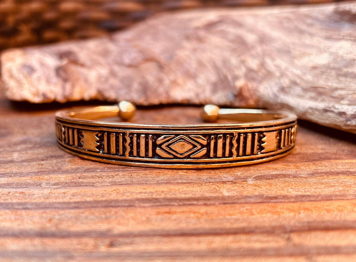 Tuareg Brass Bracelet