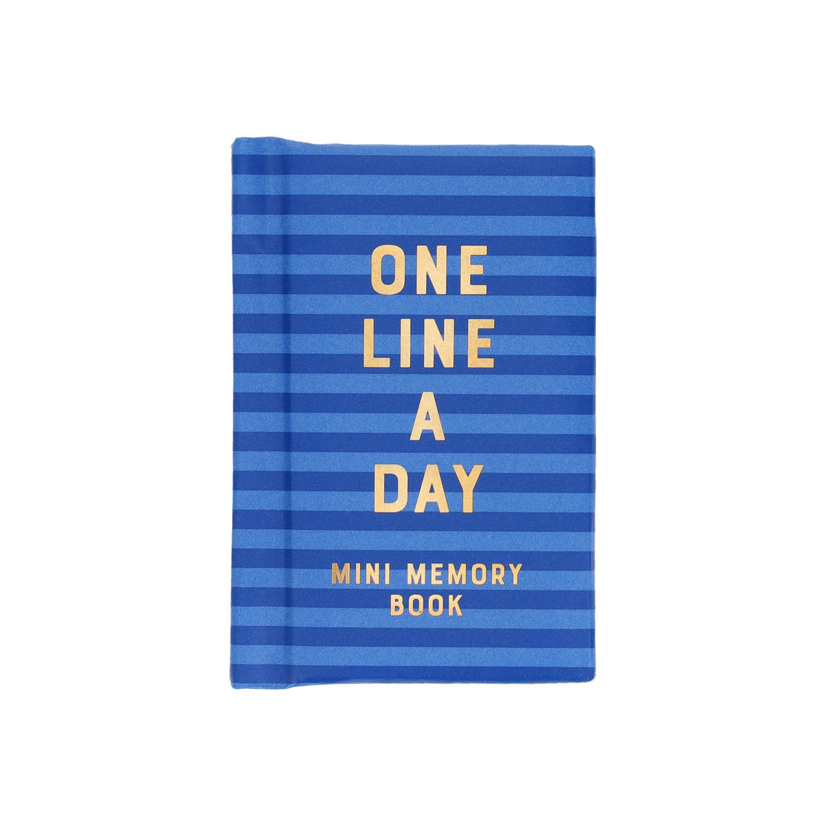 Navy Stripes Mini One Line a Day - A One-Year Memory Book