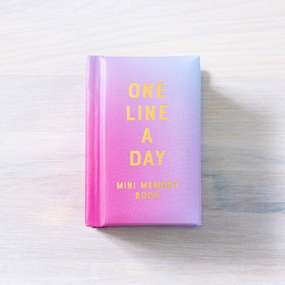 Radiant Glow Mini One Line a Day - A One-Year Memory Book