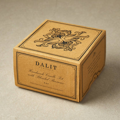 Coconut Scented 3 Wick Terracotta Candle | Alok