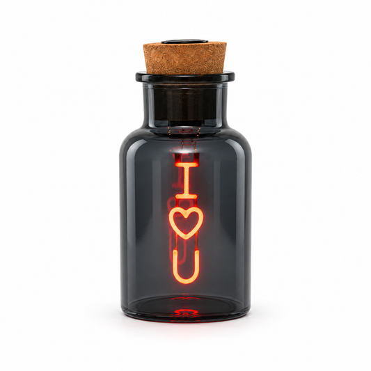 LED Small Message in A Bottle - 'I Love You'