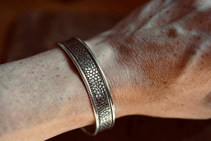 Silver Boho Cuff Bracelet