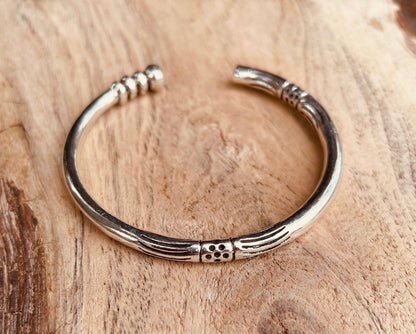 Tuareg Silver Bracelet / Large
