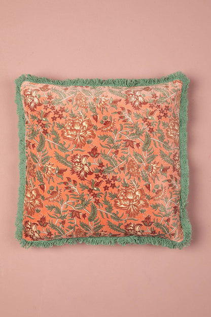 Dapple Foliage Velvet Cushion Cover