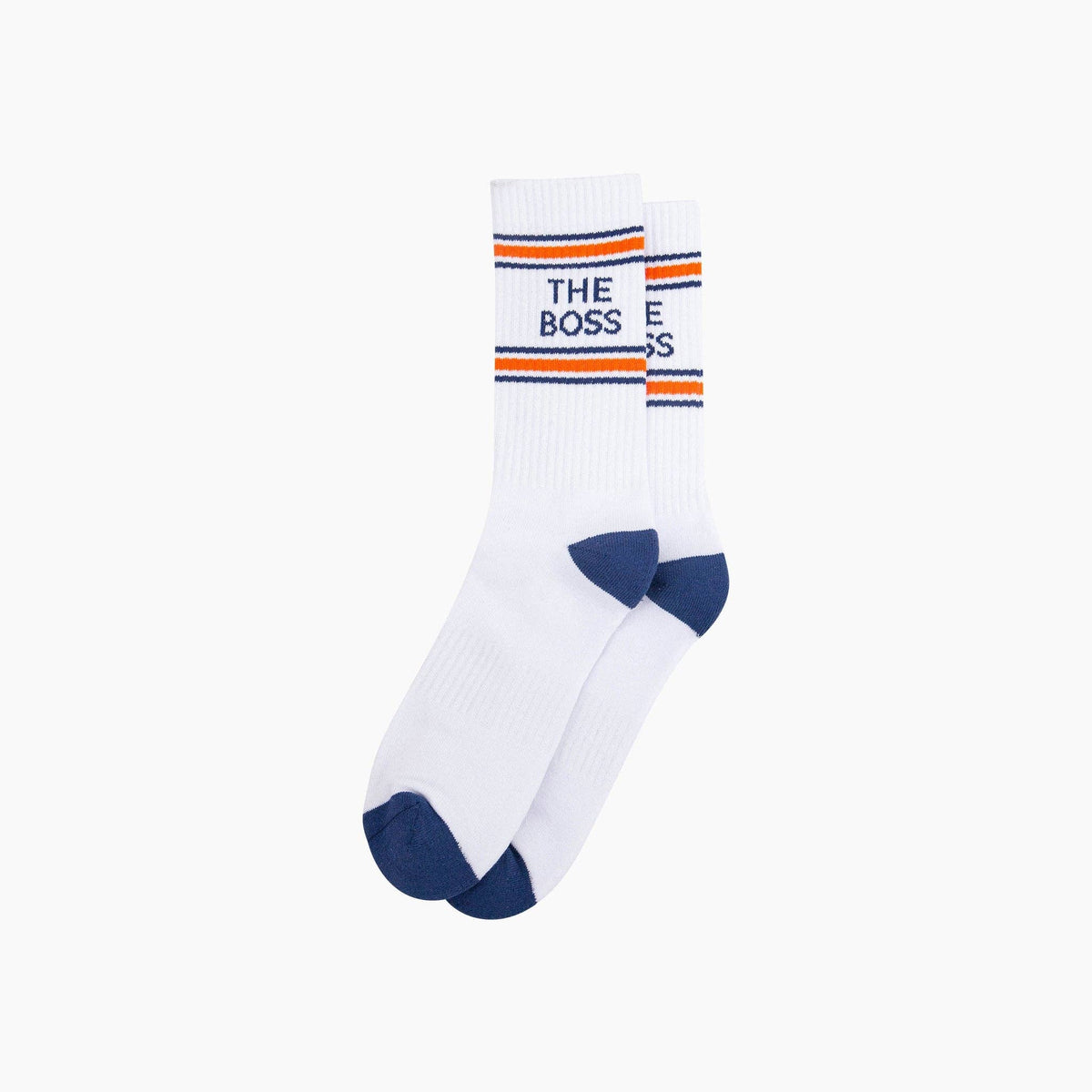 The Boss Organic Cotton Sports Socks in White