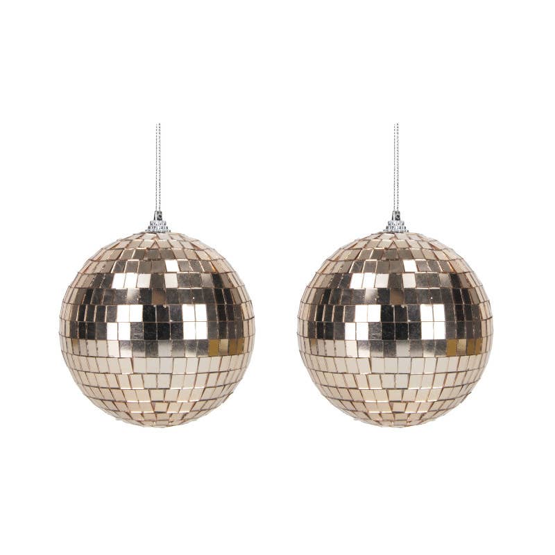 Rose Gold 10cm Disco Ball