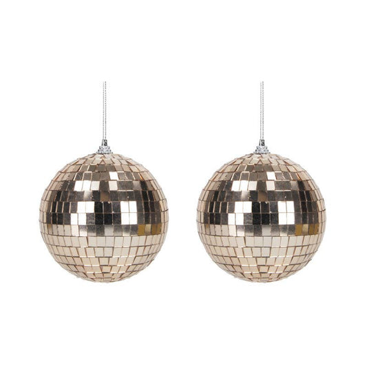 Rose Gold 10cm Disco Ball