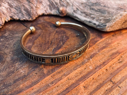 Tuareg Brass Bracelet