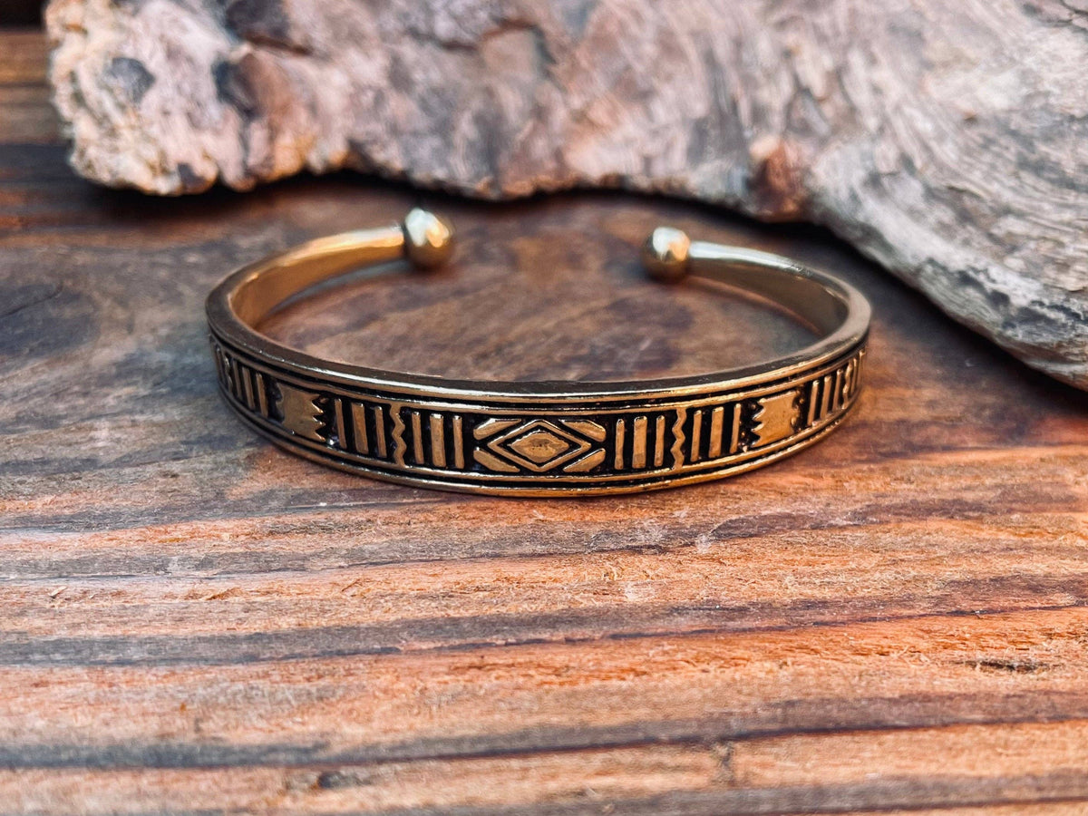 Tuareg Brass Bracelet