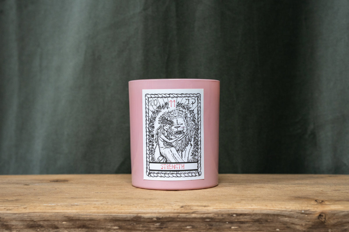 "Strength" Candle