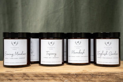 English Garden - Cypress, Rose Geranium & Patchouli Candle