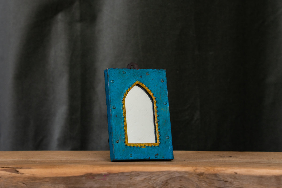 Unique Blue and Yellow Mirror (Mini)