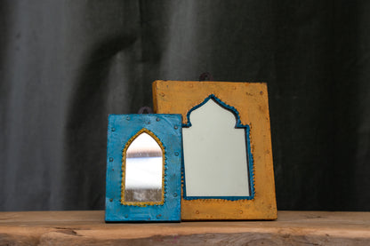 Unique Yellow and Blue Mirror (Small)