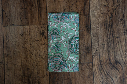 Floral Block Printed Style Fabric Napkins