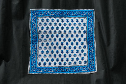 Blue Ornate Cushion cover