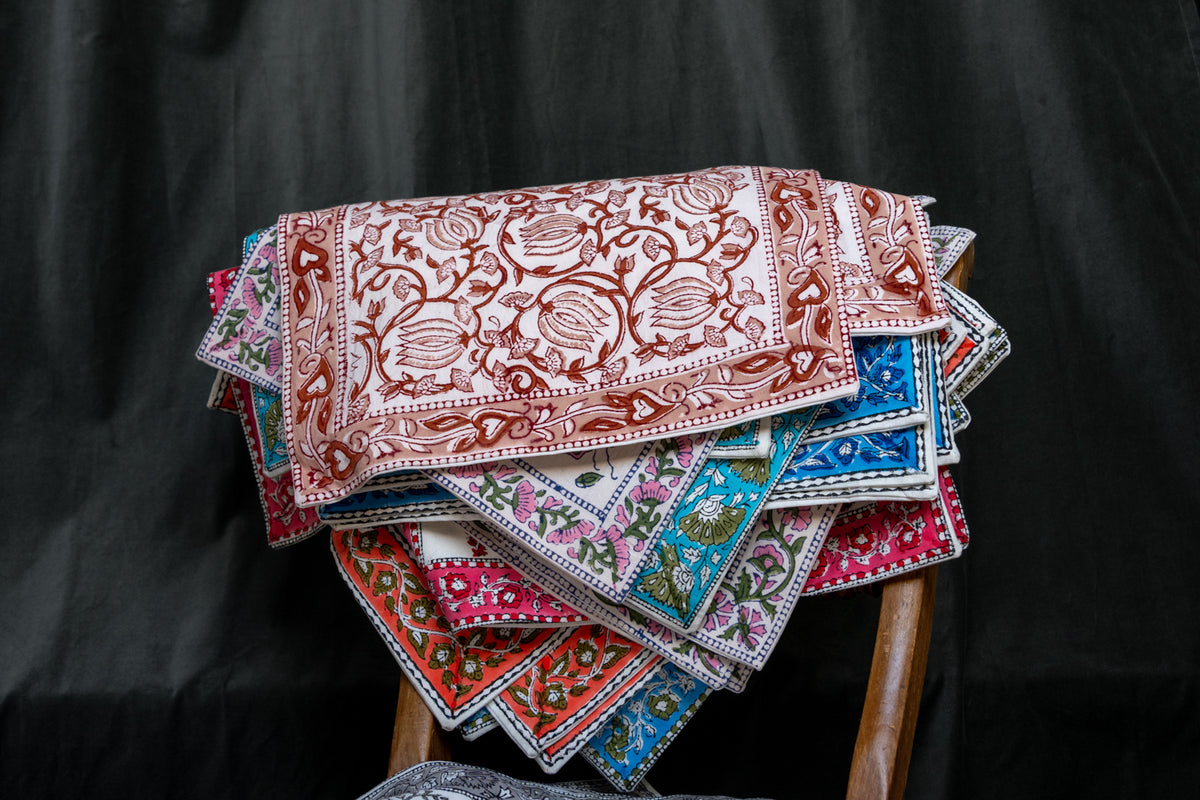 Pink Ornate Cushion cover