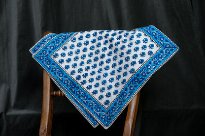 Blue Ornate Cushion cover