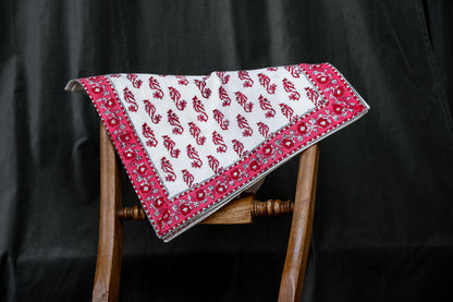 Pink Ornate Cushion cover