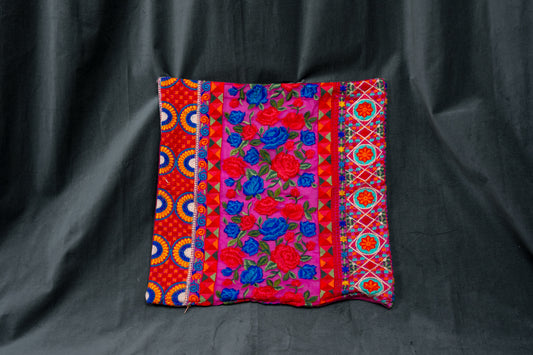 Colourful Embroidered Cushion cover