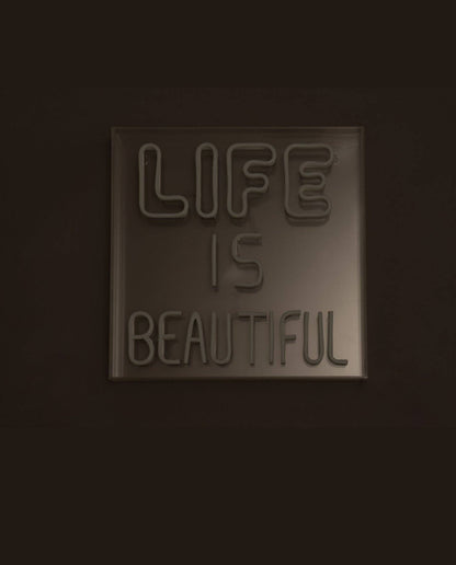 Life Is Beautiful Neon Led Acrylic Lightbox