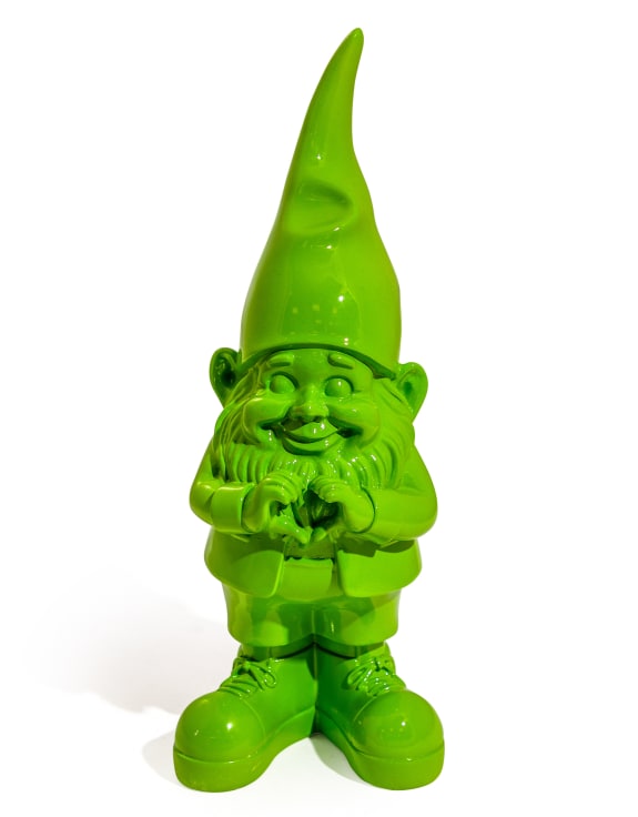 Ornament: "Heart Hands" Gnome Figure