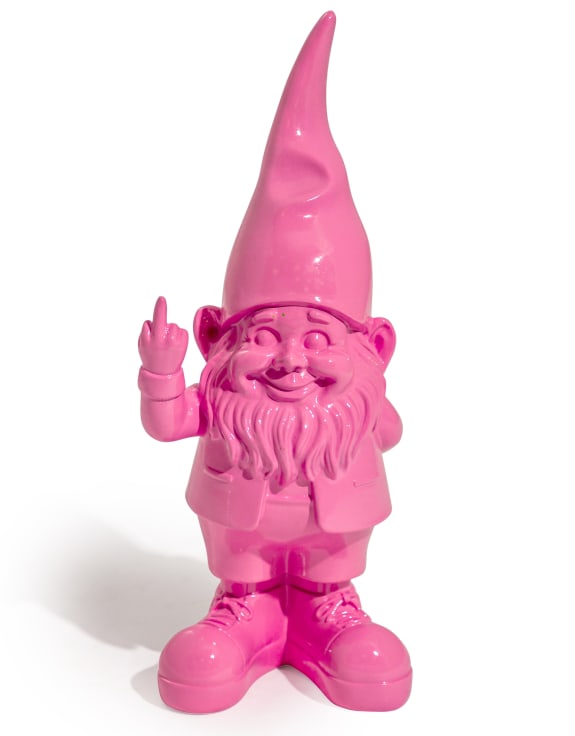 Ornament: "Naughty" Gnome Figure